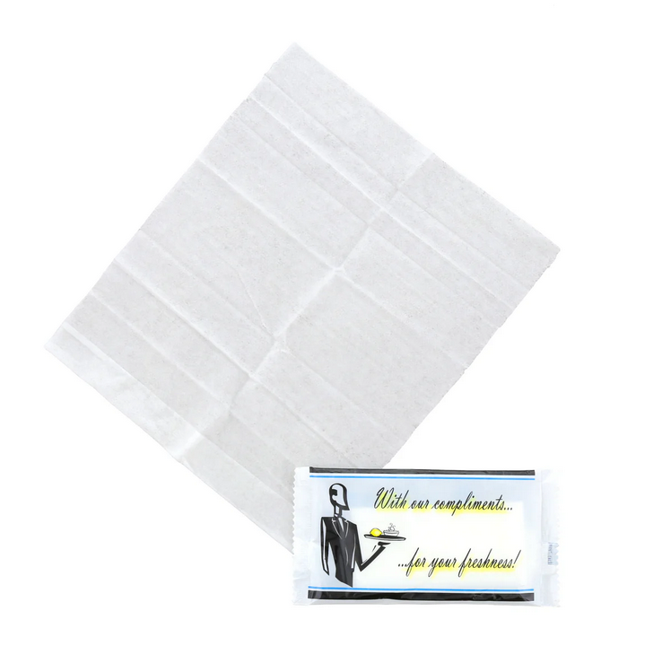 Ultimate Fingerbowl Moist Towelette 8.5" x 6.7" Printed