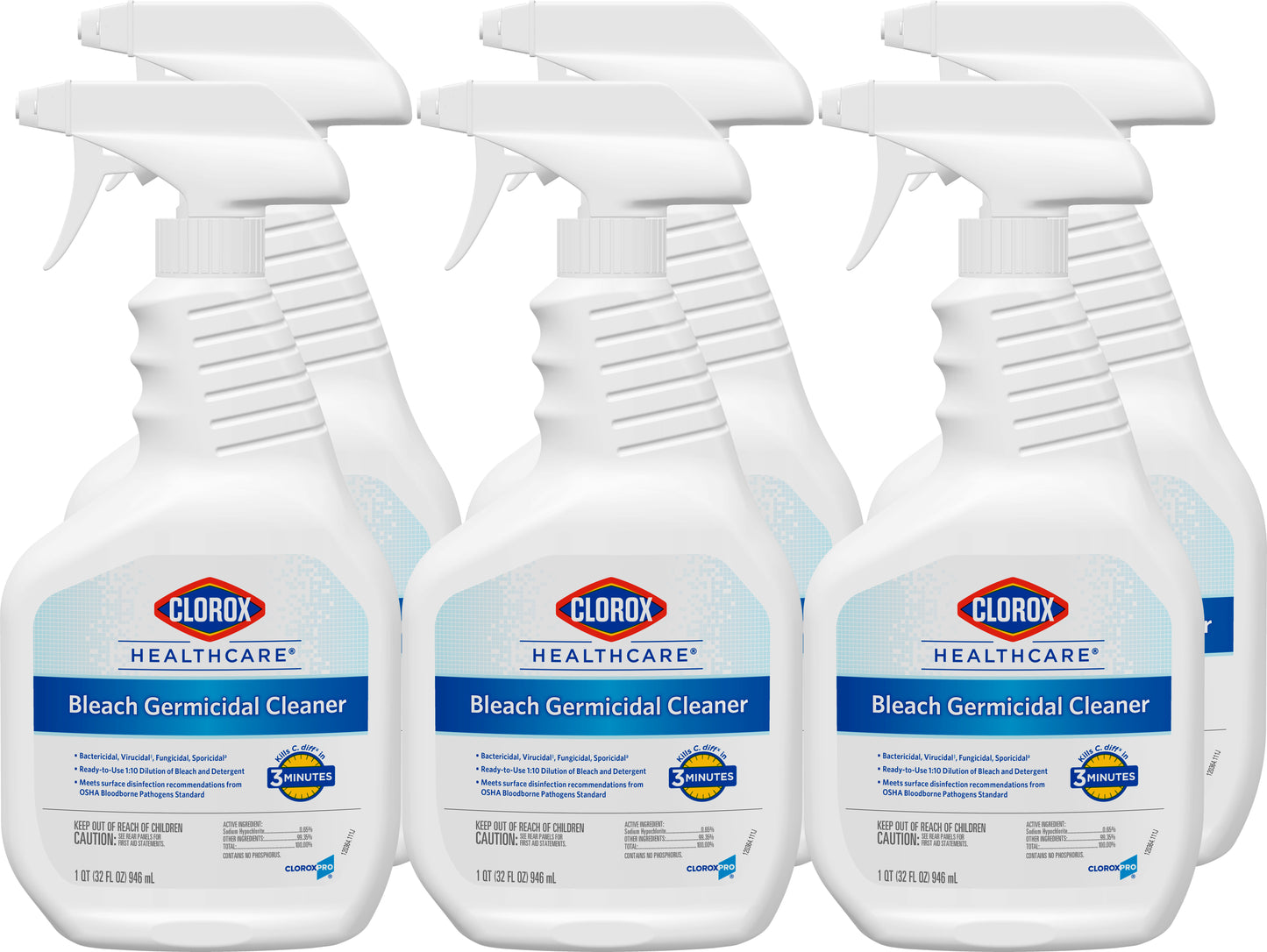 Healthcare Bleach Cleaner 32 oz. Spray Germicidal