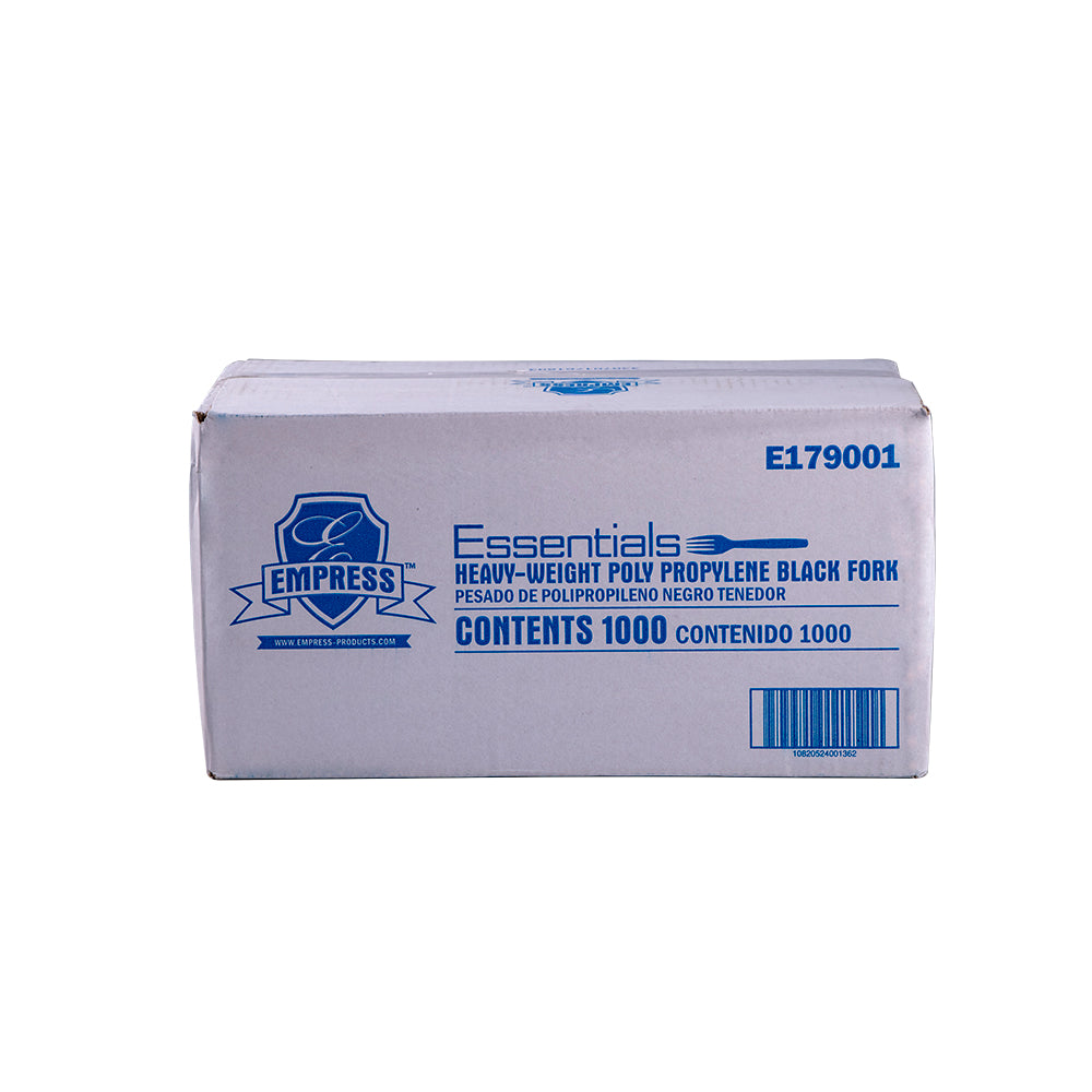 Heavy Weight Fork Polypro Black Dense Pack