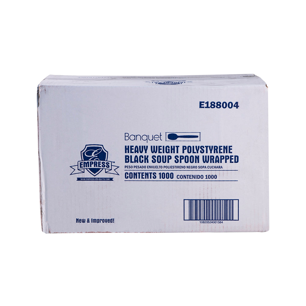 Heavy Weight Soupspoon PS Black Wrapped