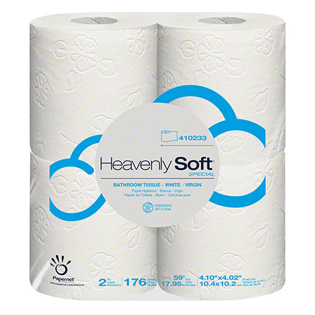 Heavenly Soft Bath Tissue 2 ply 4" x 4" 176 Sheet