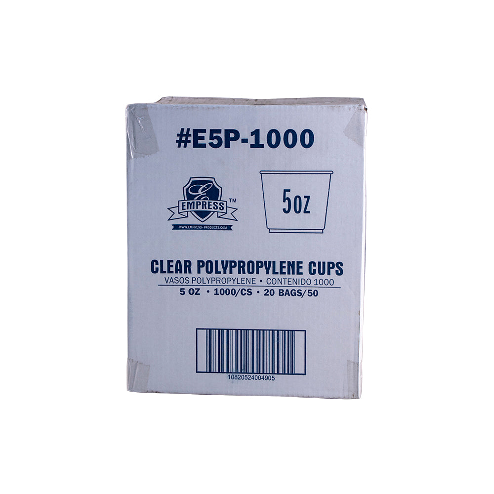 Polypro Cup 5oz Clear