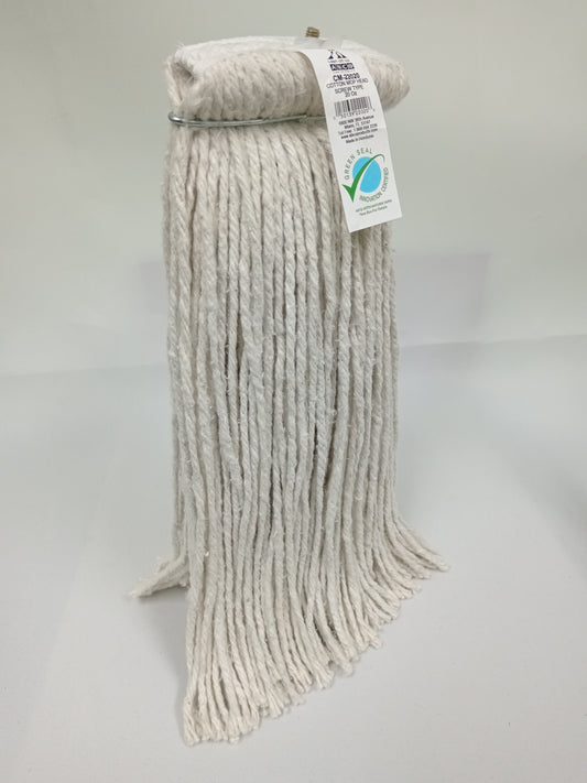 20 oz Cotton Screw Type Mophead 4-Ply