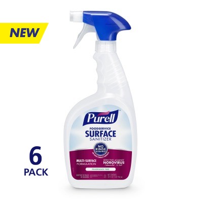 Purell Foodserv. Surface Sanitizer Capped Bottle w/ Spray Trigger