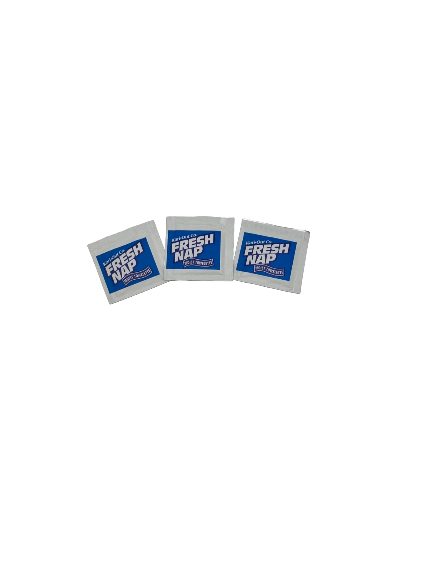 Fresh Nap Moist Towelette 6.5 x 4.75 Blue Graphics