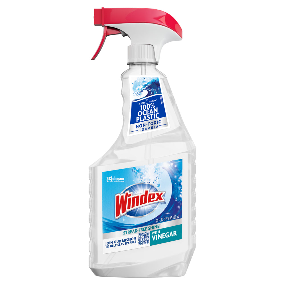 Windex Glass Cleaner 23 oz. Trigger Spray Vinegar