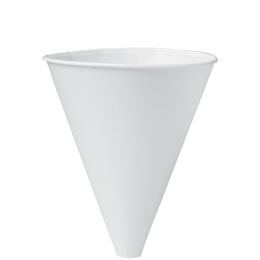 10 oz Treated Paper Funnel Cup Poly Sleeve