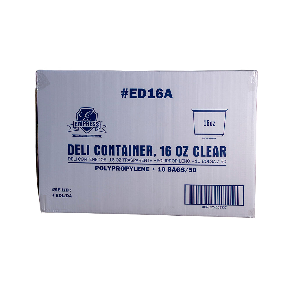 Deli Container Clear 16 oz