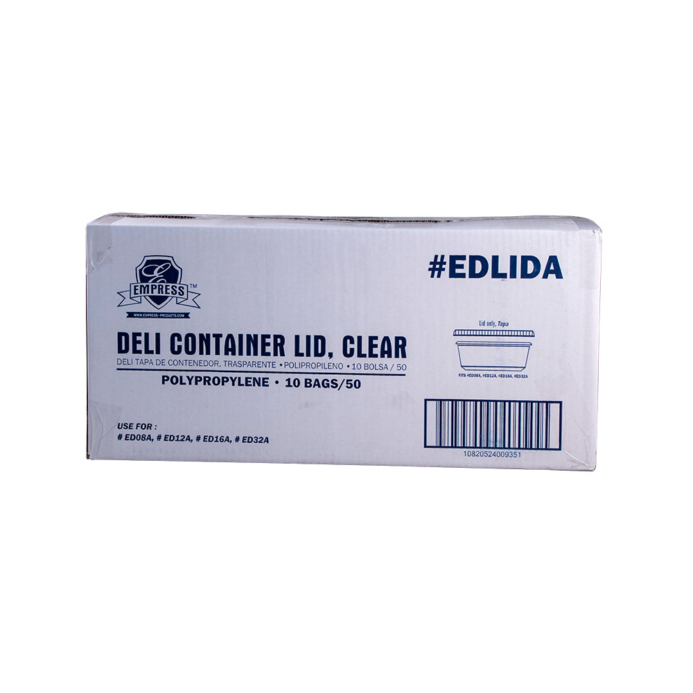 Deli Container Lid Clear