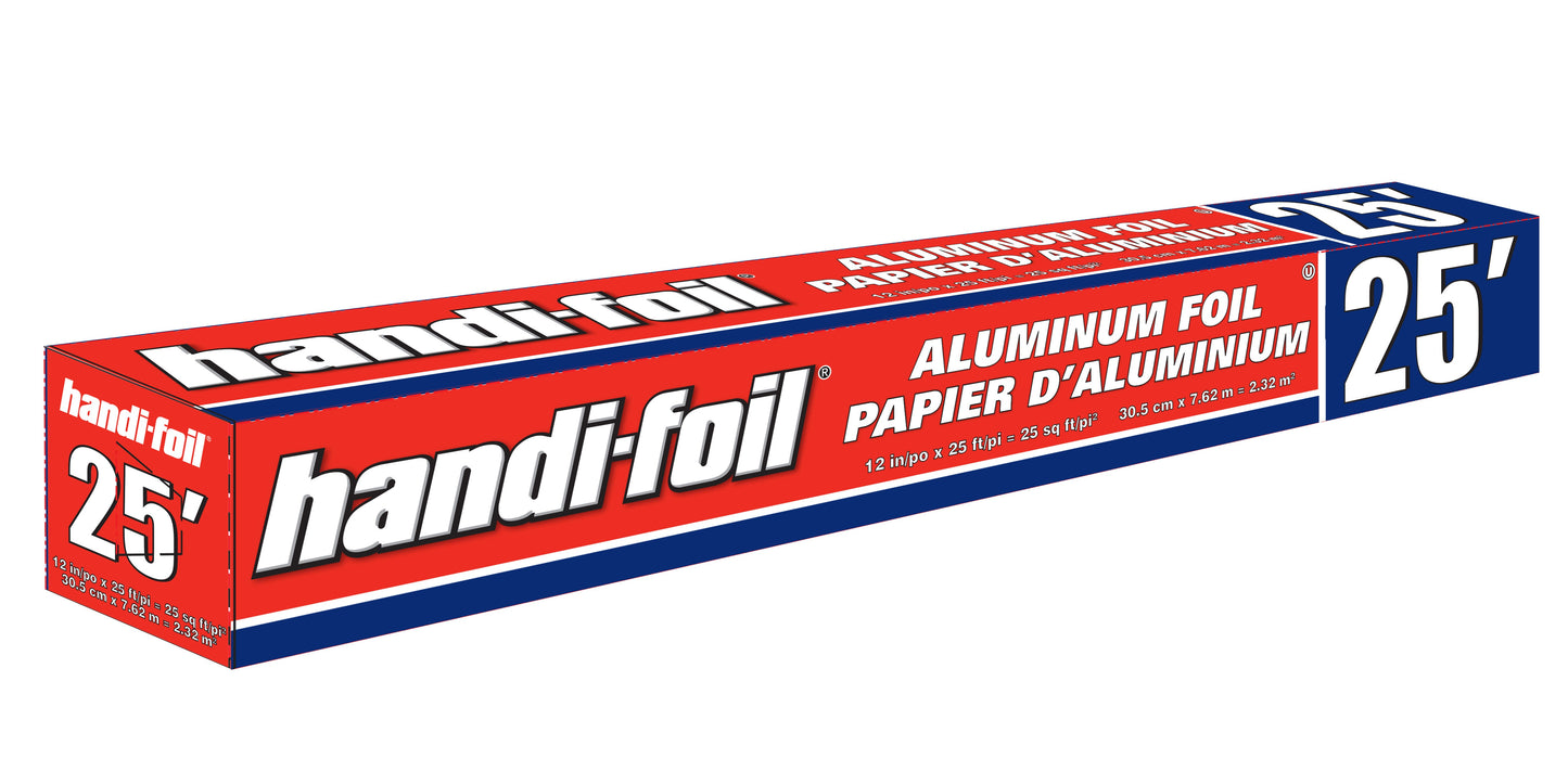 Handi-foil Retail Roll Foil 12" X 25' Standard