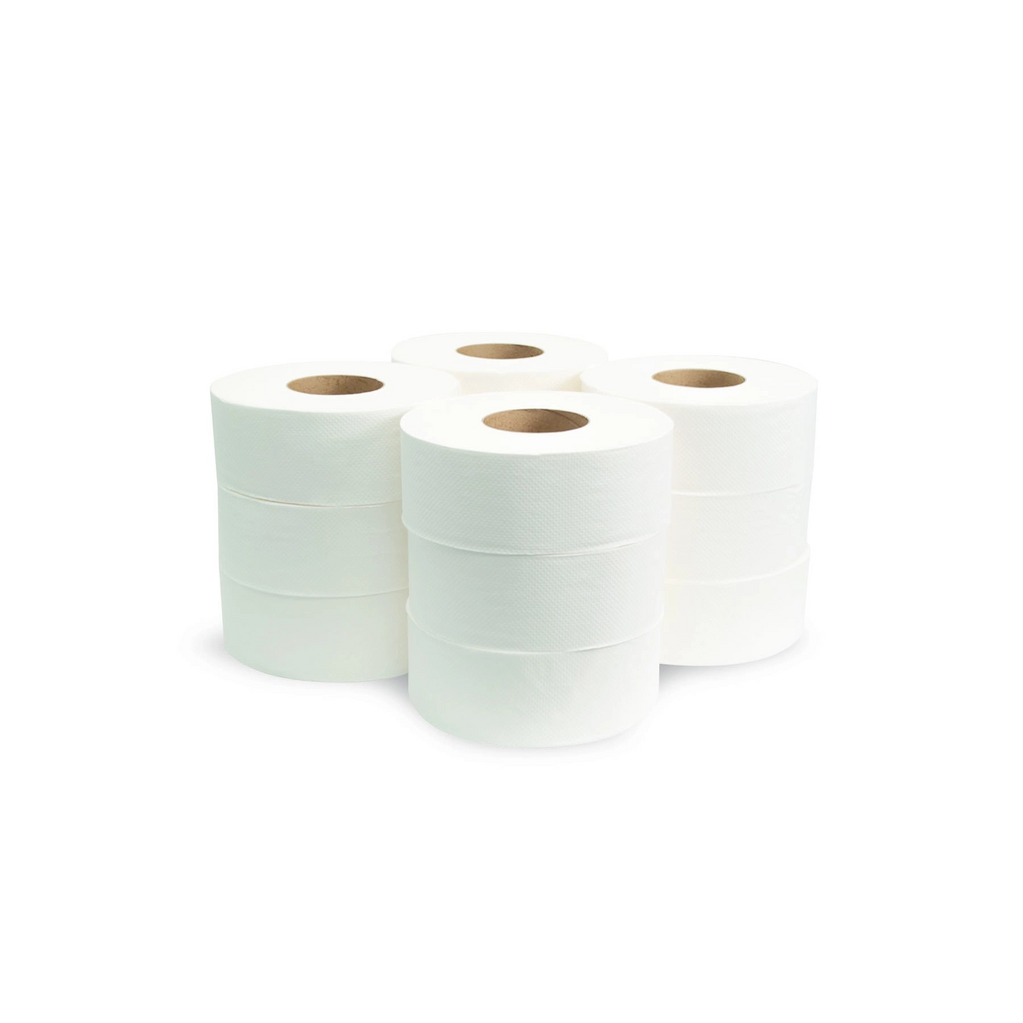 Jumbo Roll Bath Tissue White 2-Ply 3.3" Core 500'