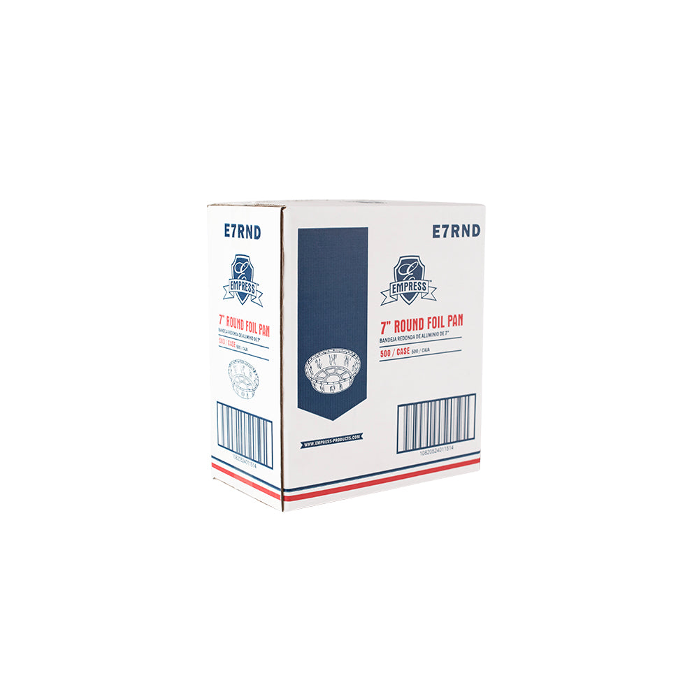 7" Round Foil Pan 7.28" x 7.28" x 1.57"