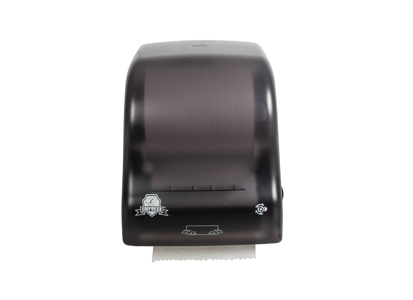 Dispenser for Hardwound Towel Black, Mechanical Hands Free
