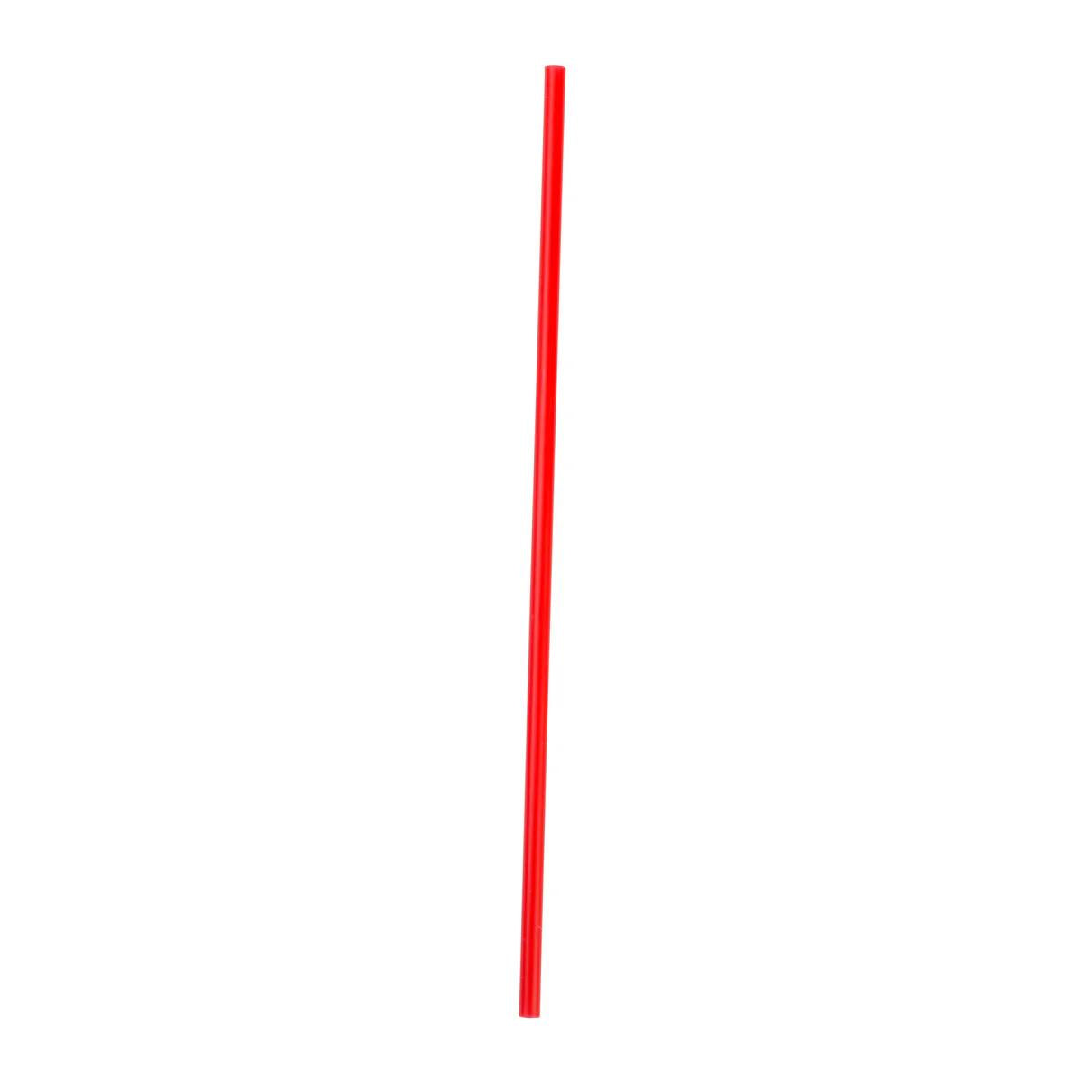 Stirrer Straws 7" Poly Wrapped Red