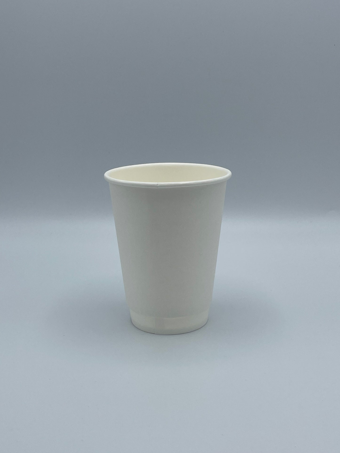 Double Wall Paper Hot Cup 12 oz White