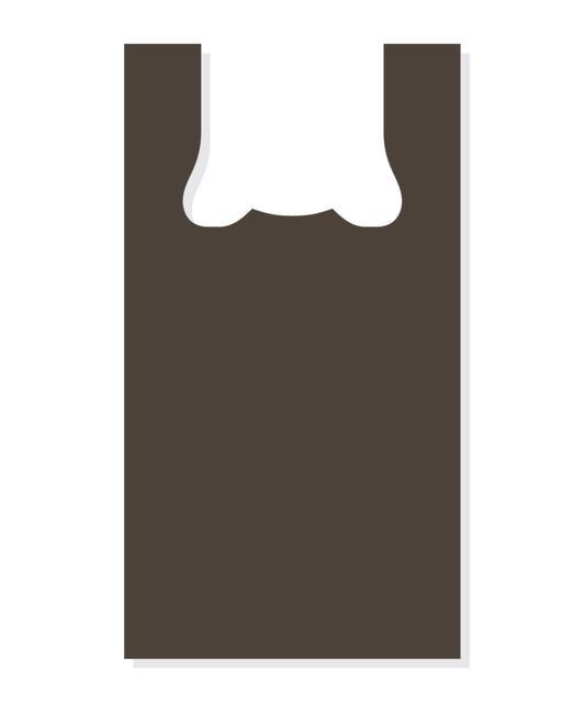 11.5 x 6.5 x 21 Brown T-Sack THANK YOU Print