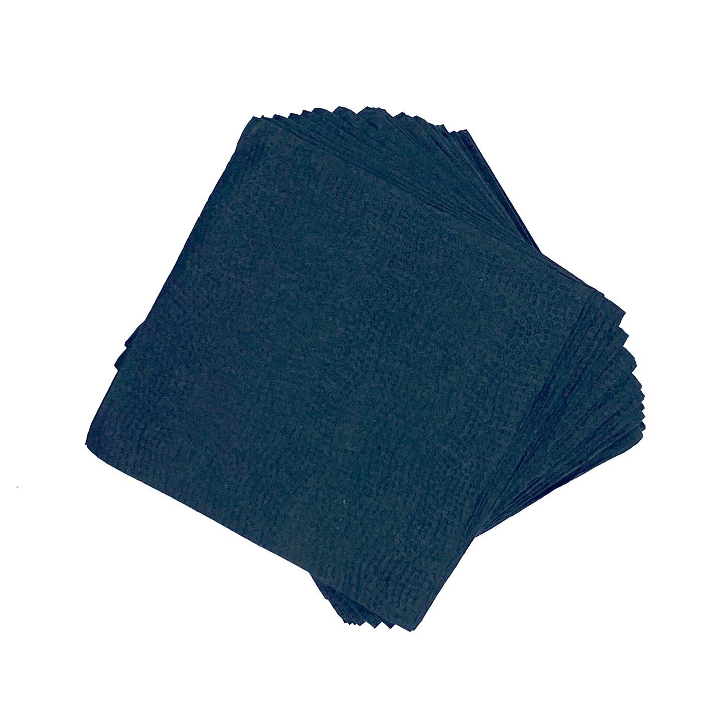 Beverage Napkin 9 x 9, Black, 2-Ply