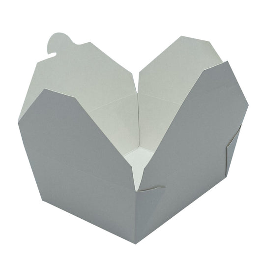 #1 Folded Takeout Box White 4.875" x 3.5" x 2.5"