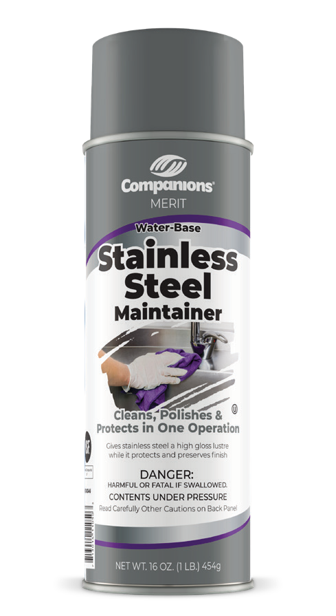 Aerosol Stainless Maintainer 16 oz, Water Based Lemon Scent