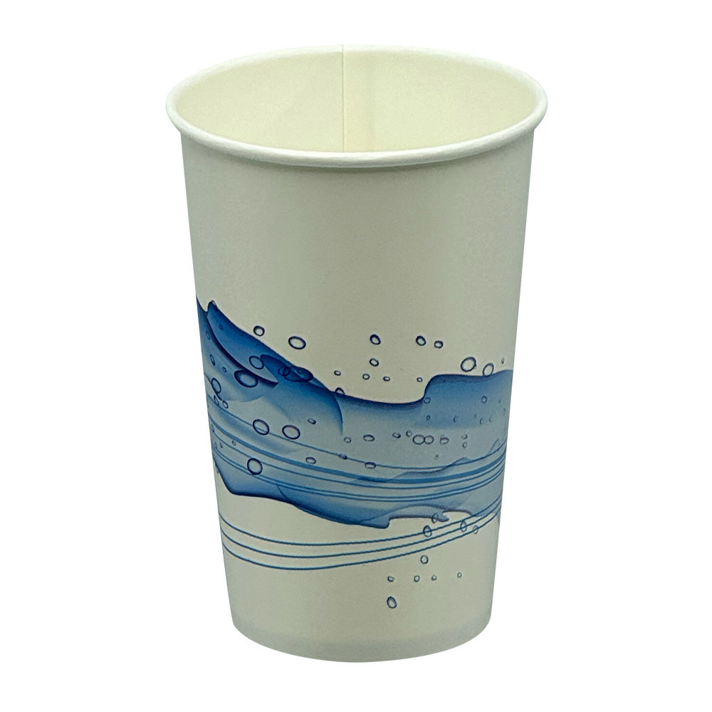 Paper Cold Cup 16 oz , "Cool Wave" Stock Print