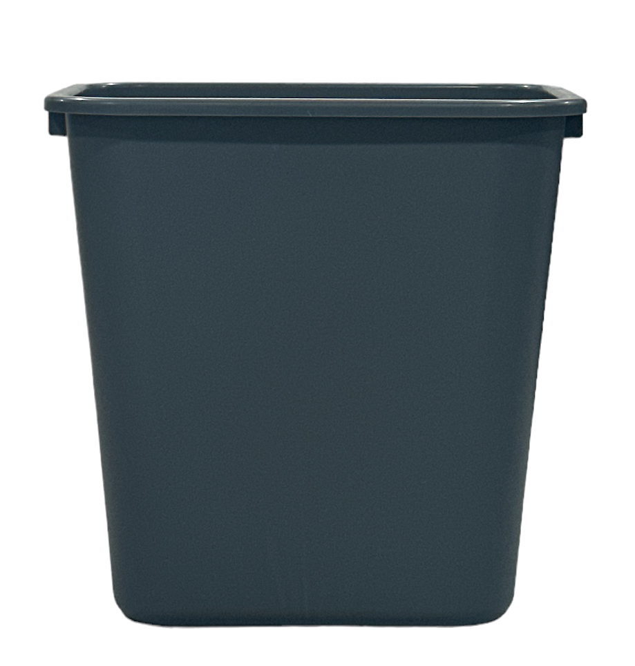 Waste Can 28 Quart / 7 Gallon , Black