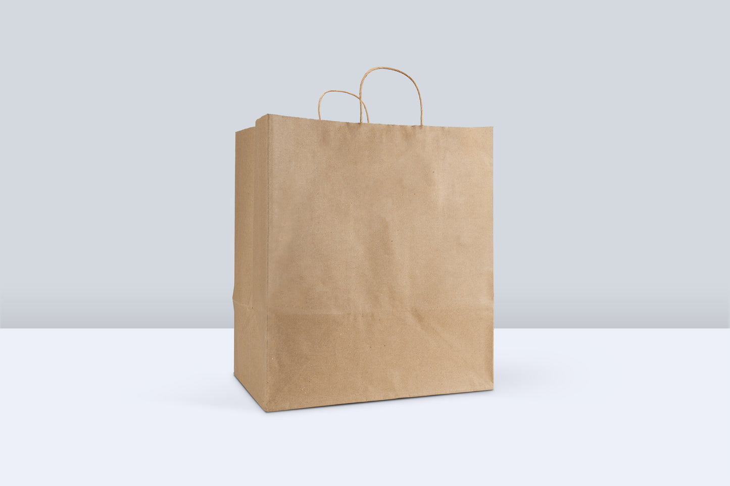 Reddi-2-Go Twist Handle Paper Bag 14" x 10" x 15.75" , Kraft , 70#