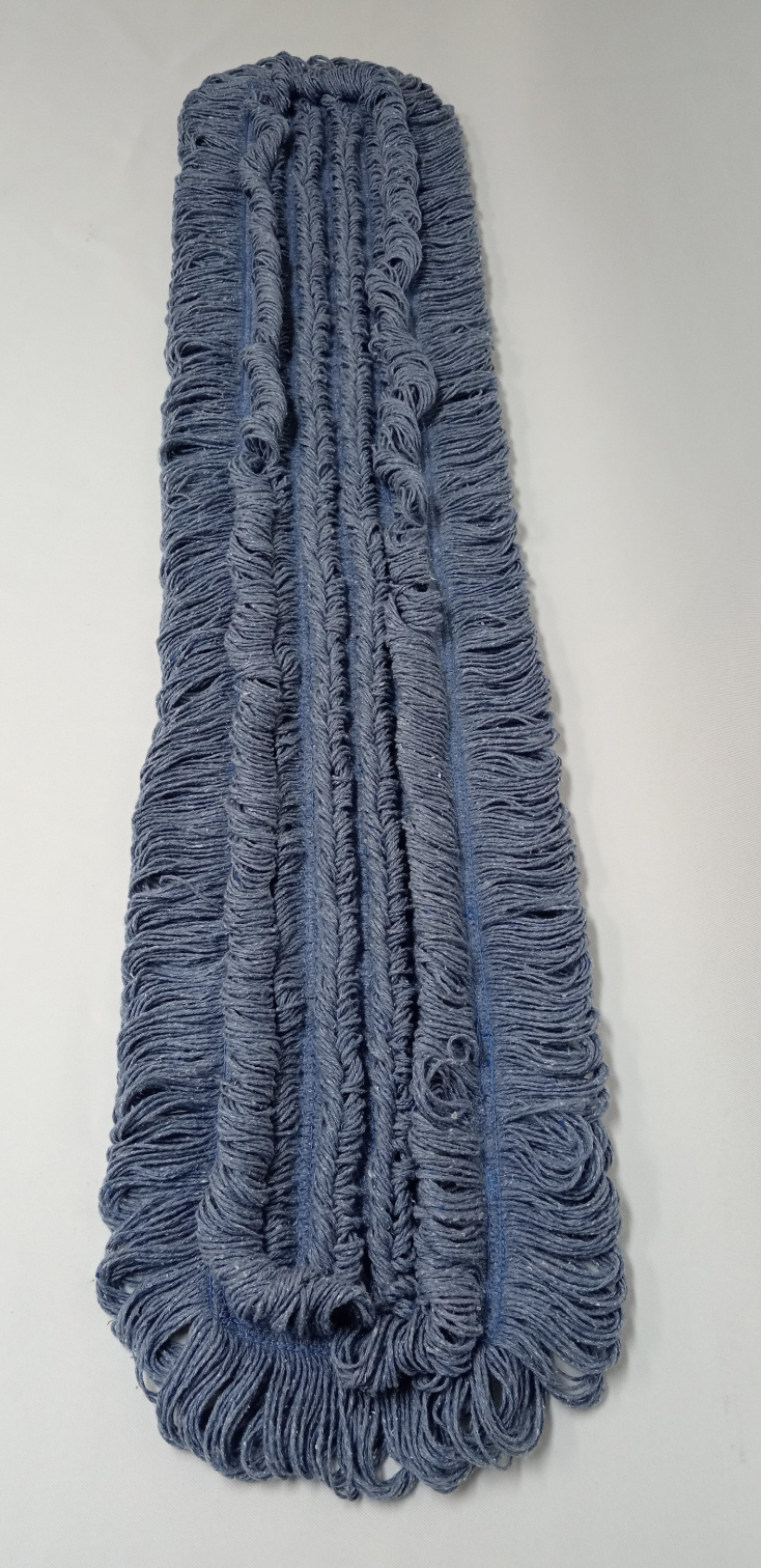 5x48 Prima Sewn Dust Mop Tie-less Blue Loopend