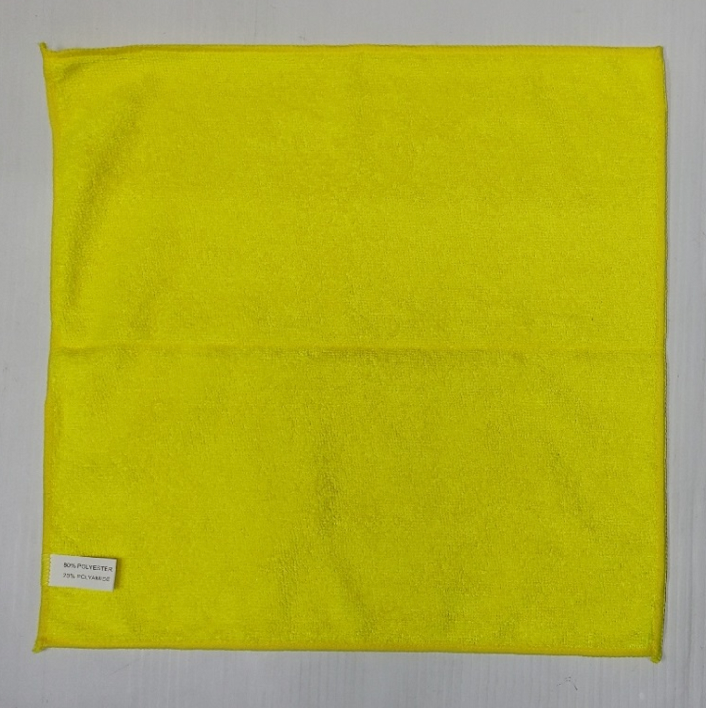 Microfiber Towel Yellow , 16" x 16" , 200 GSM