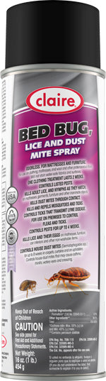 Bed Bug, Dust Might, & Lice Killer 16 oz