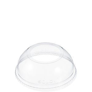 Pet dome Lid Clear w/Wide Hole Clear