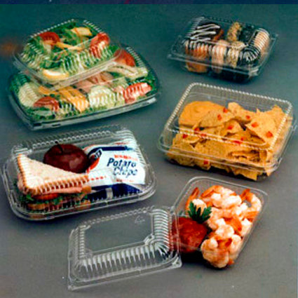 One Cell Rec Hinge Container Clear, 8.75" x 12.19" x 2.88"