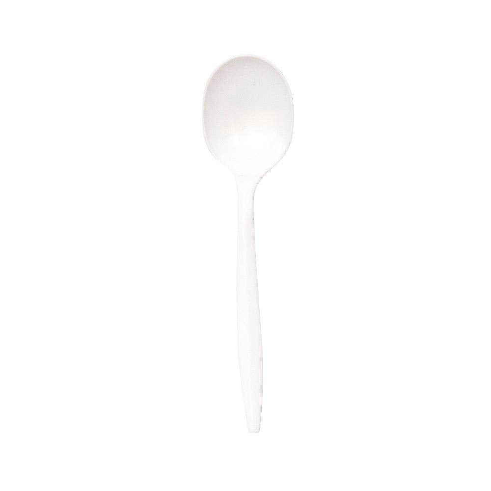 Heavy Weight Soupspoon Polystyrene White Dense Pack