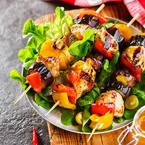 Wooden Skewer 10" 0.17" Diameter