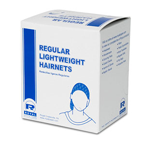 Lightweight Latex Free Hairnet Dark Brown 24"