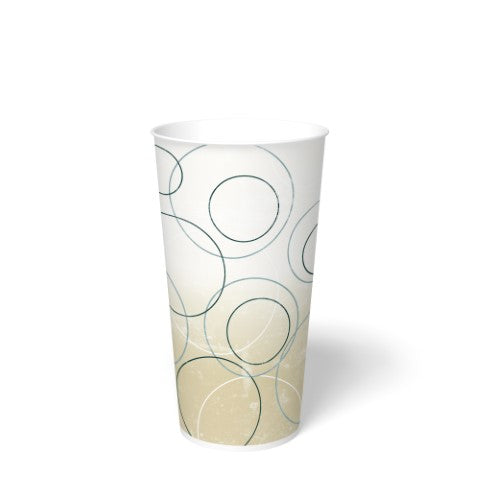 22oz Paper Cold Cup "Champagne"