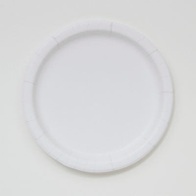 Paper Plate White Coated 7" 14pt