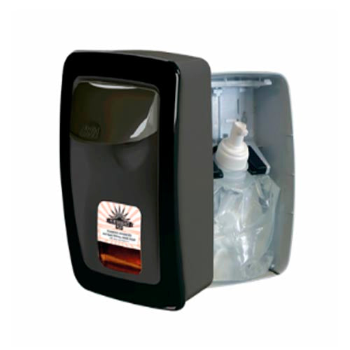 Manual Soap Dispenser Black with Black Trim