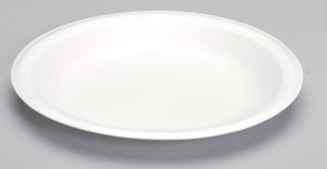 Celebrity 8.88" White Plate Polystyrene Foam