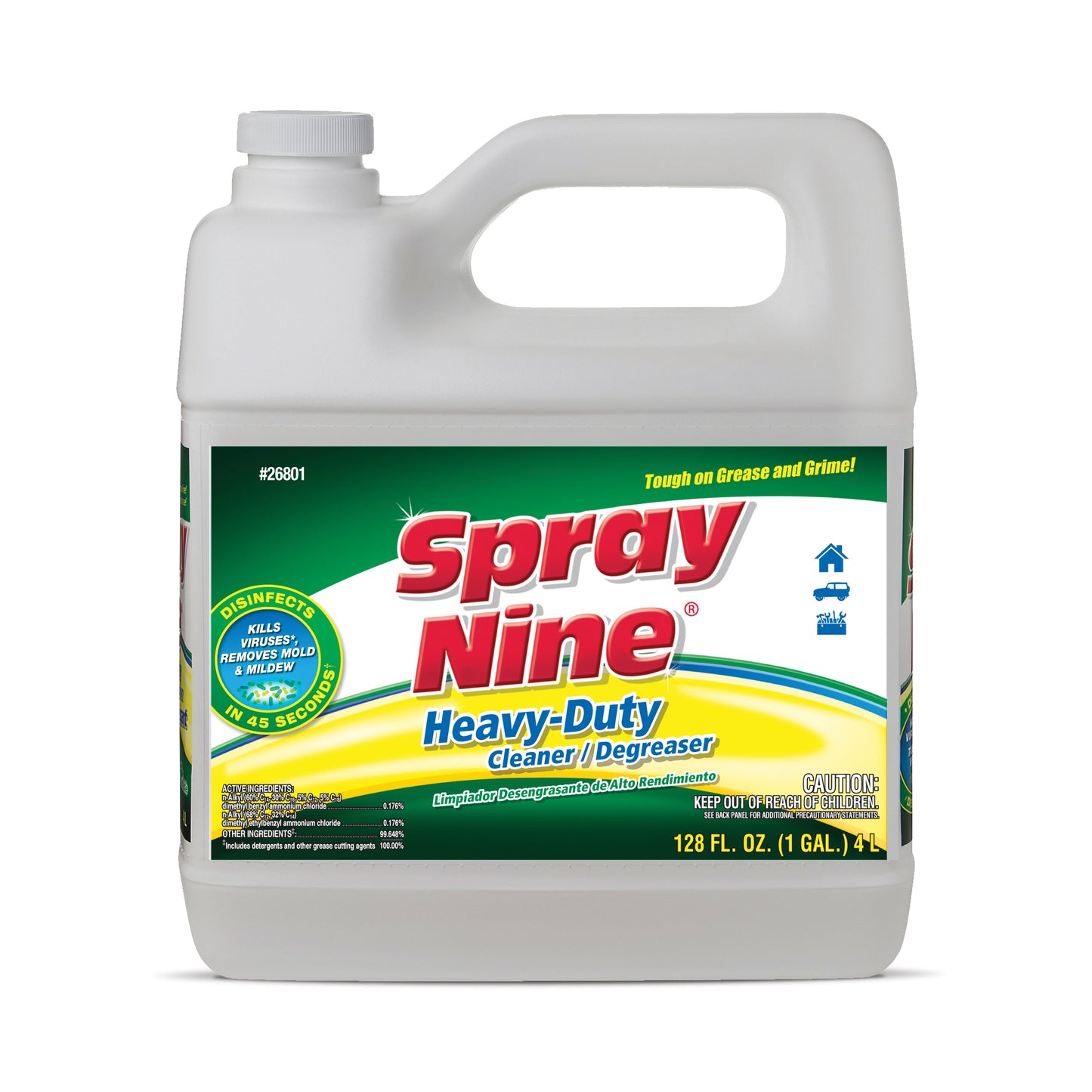 Spray Nine Disinfectant & Cleaner 1 Gallon Heavy Duty