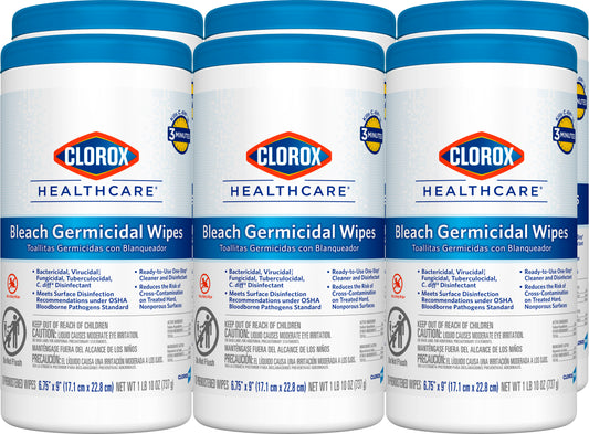 Healthcare Bleach Germicidal Wipes 70 Count
