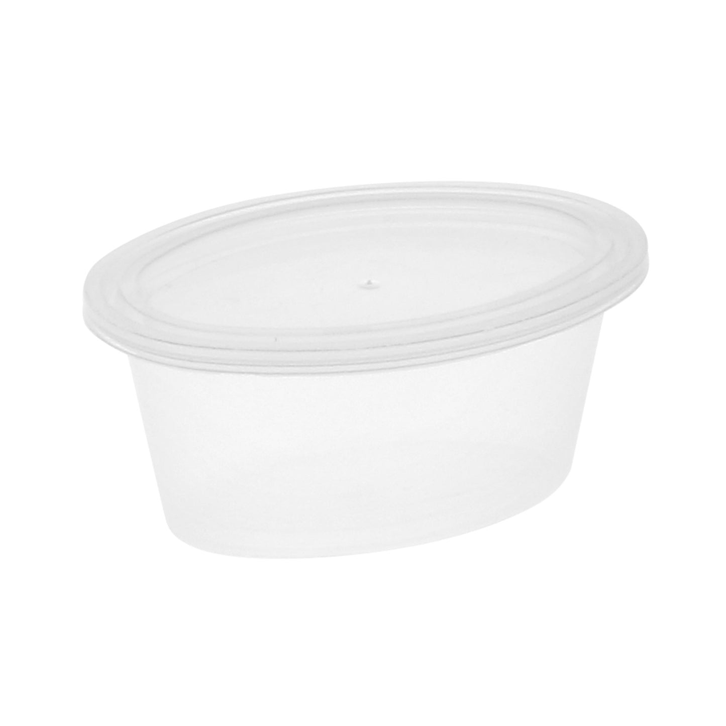 3oz Clear Ellipso Portion Cup w/clear lid