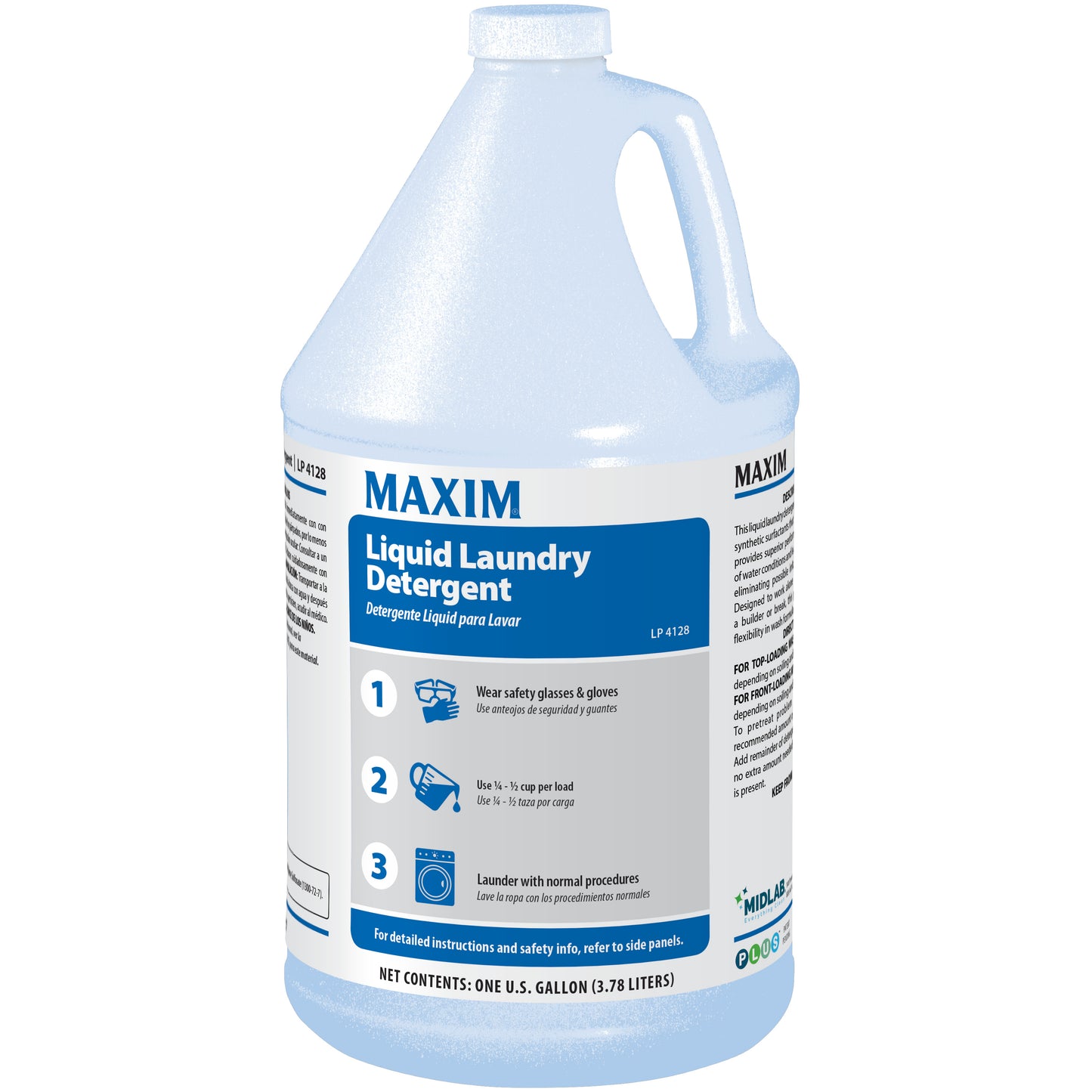 Maxim Liquid Laundry Detergent 1 Gallon Fresh Scent LP4128