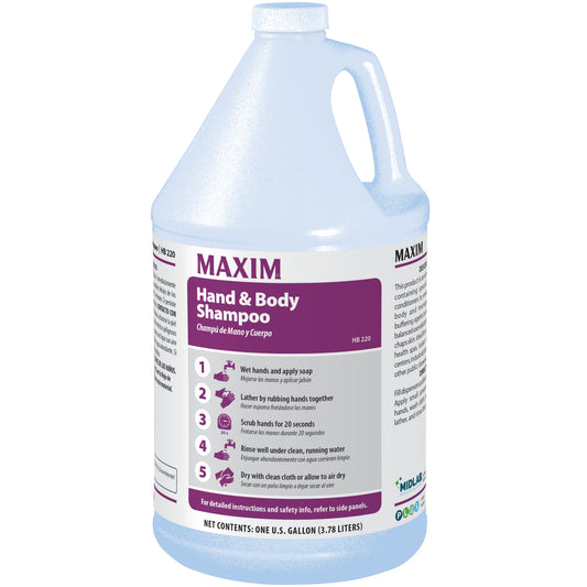 Maxim Hand & Body Shampoo 1 Gallon Herbal Scent HB220