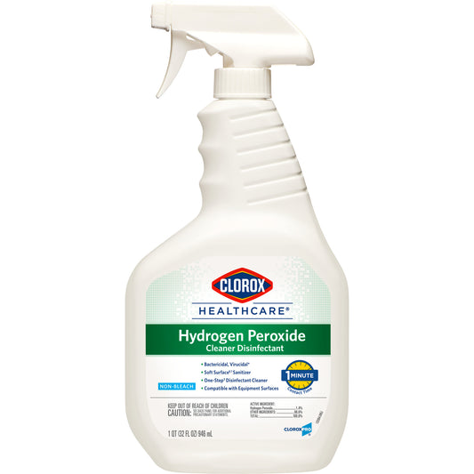 Healthcare Disinfectant Cleaner 32 oz. Spray Hydrogen Peroxide