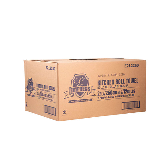 Kitchen Roll Towel 8 X 11, White, 2-Ply