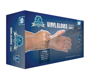 Vinyl Glove Powder Free Large