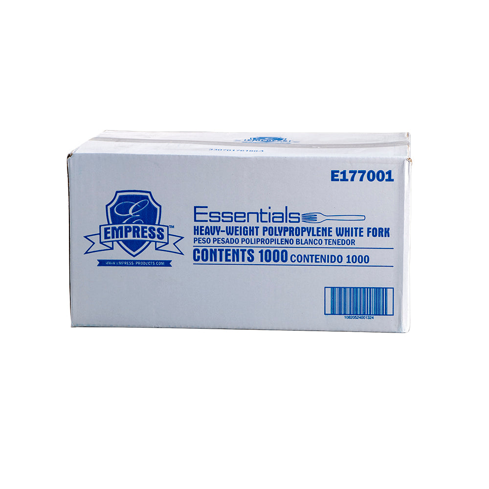 Heavy Weight Fork Polypro White Dense Pack