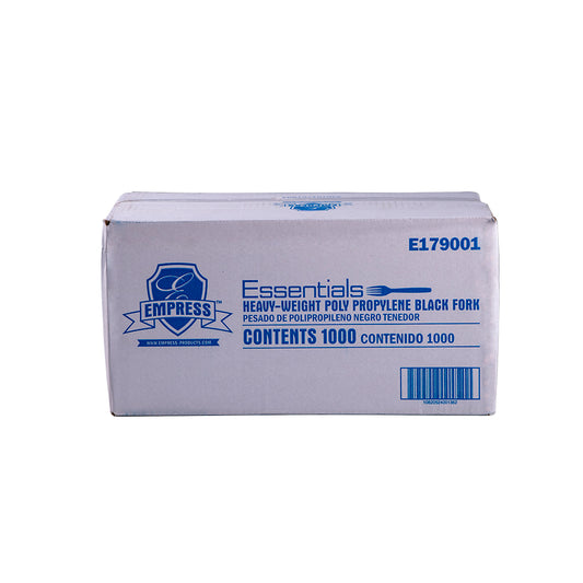 Heavy Weight Fork Polypro Black Dense Pack