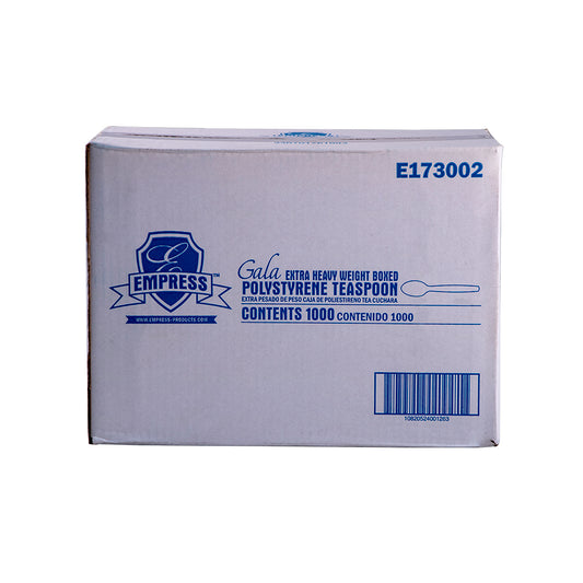 Extra Heavy Weight Teaspoon PS White Boxed