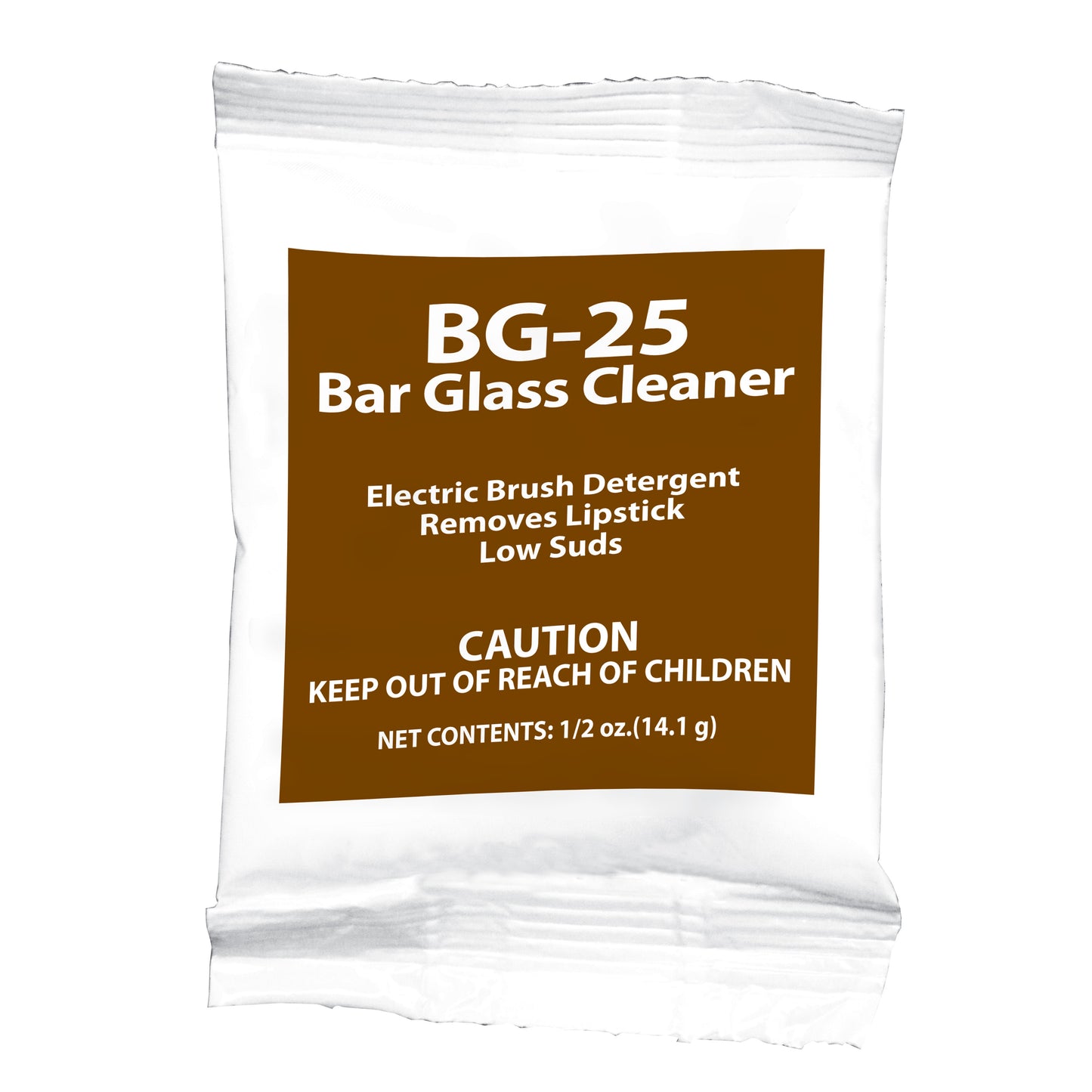 BG-25 Convenience Bar Glass Cleaner 0.5 oz. Packet No Scent BG2320